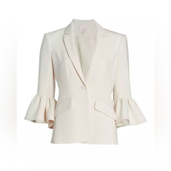 Cinq à Sept Madeline Bell-Sleeve Blazer size 2 - Picture 6 of 14